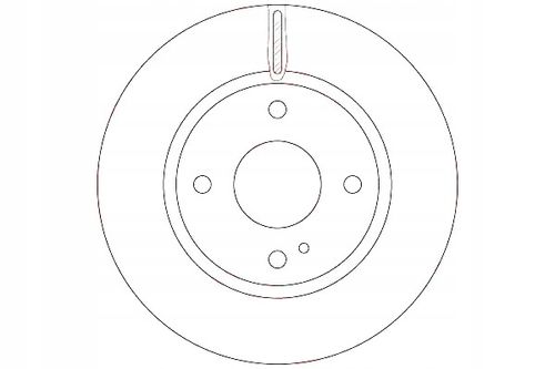 TARCZA HAM PRZOD 258X23 V na Arena.pl
