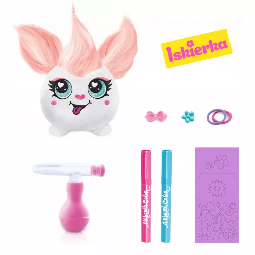 Projekt Plusz Fryzurki - Plusz z ręcznym aerografem ISKIERKA na Arena.pl