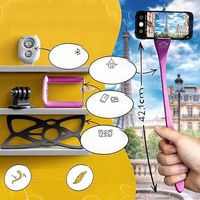KIJEK DO SELFIE ULTRA ELASTYCZNY STATYW DO TELEFONU KOMÓRKOWEGO + PILOT BT