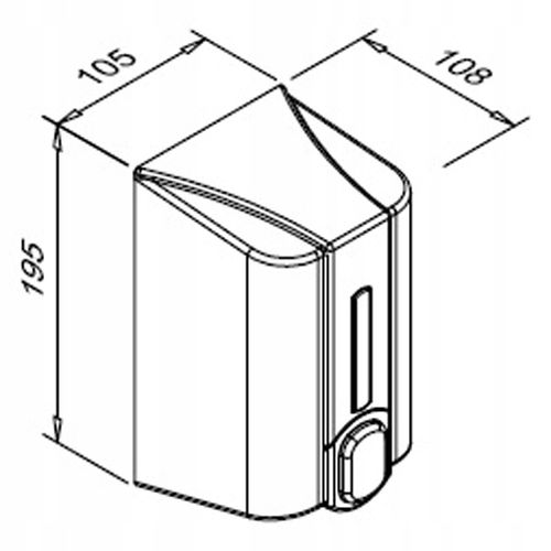 Dozownik do mydła w płynie 1L JET na Arena.pl