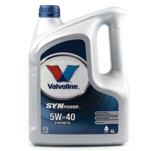 Olej Valvoline SYNPOWER 5W40 4L zdjęcie 11
