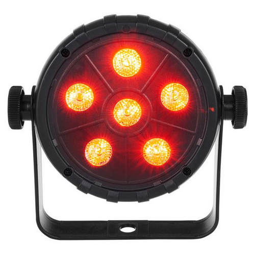 Lampa 6x3W USB-C 6 LED RGB USB Party reflektor dyskotekowy na imprezę na Arena.pl