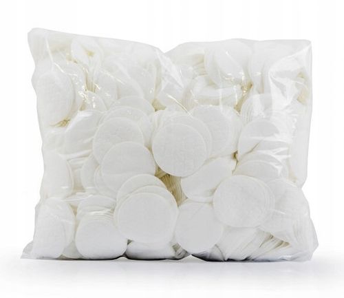 WACIKI PŁATKI KOSMETYCZNE BAWEŁNIANE okrągłe 500g 1200szt. na Arena.pl