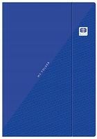 TECZKA Z GUMKĄ A4+ BLACK & BLUE PASTEL A'10 5716