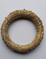 Wianek słomiany 25 cm x 25 sztuk, podkład ze słomy, dekoracja
