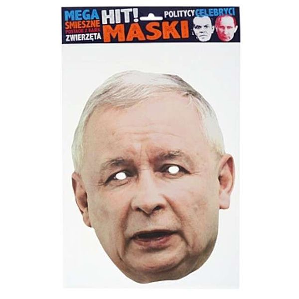 Maska papierowa "Jarosław Kaczyński", Powergift na Arena.pl