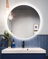 Lustro okrągłe SIMPLE SYRIUSZ 60 z oświetleniem LED