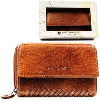 portfel damski skórzany ptn wd3-vlcn-4505 cognac
