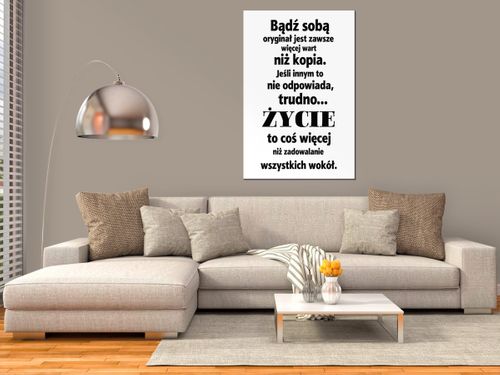 Bądź sobą 80x120cm na Arena.pl