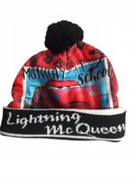 Czapka zimowa dziecięca z pomponem Auta CARS 52 czarna