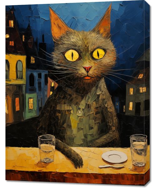 Obraz 70x90cm Nocny Obserwator zdjęcie 1