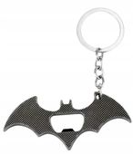 Breloczek Otwieracz do butelek grafitowy Logotyp Batman Nietoperz z Gotham