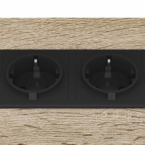 Stolik nocny 2 pcs dąb sonoma 38 x 30 x 48 cm na Arena.pl