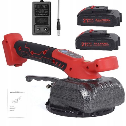 PRZYSSAWKA WIBRUJĄCA DO PŁYTEK WIBRATOR DO POZIOMOWANIA 2xAKU MOCNA 21V na Arena.pl