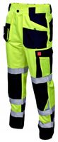 SPODNIE ROBOCZE monterskie DO PASA mocne szwy ODBLASKOWE wytrzymałe