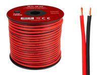 Przewód głośnikowy 2x2,50mm czarno-czerwony