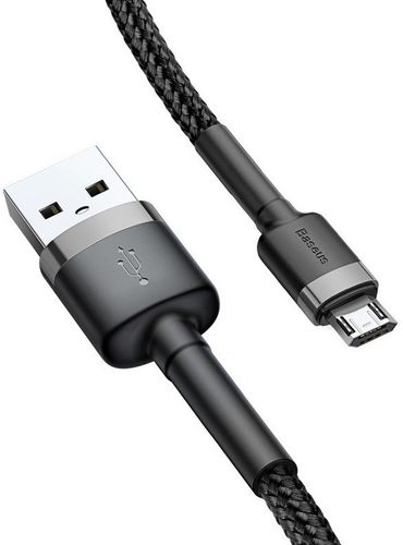KABEL MICRO USB BASEUS CAFULE 1.5A 2M SZARO-CZARNY na Arena.pl