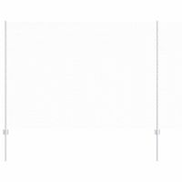 Ogrodzenie z słupkami Srebrny 1.6 x 10 m Stal