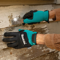 MAKITA RĘKAWICA OCHRONNE P-84654 CZARNO-TURKUSOWE M/8