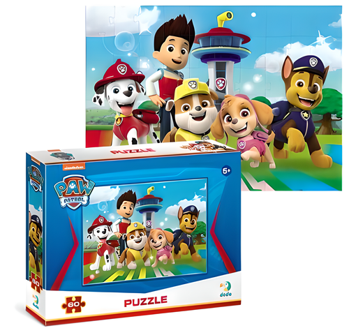 Puzzle Psi Patrol 60 Elementów Paw Patrol Kolorowa Układanka Dla Dzieci na Arena.pl