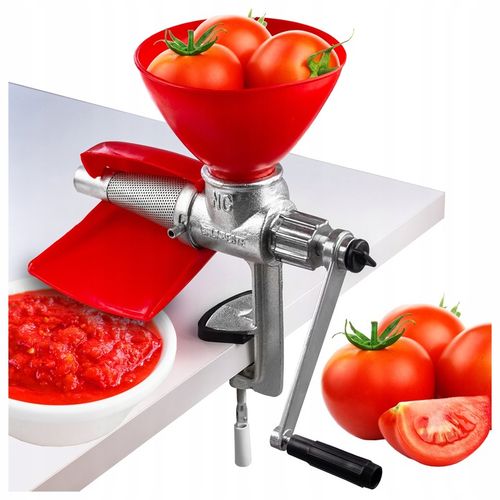 MASZYNKA ŻELIWNA SOLIDNA WYCISKARKA DO PRZECIERANIA POMIDORÓW OWOCÓW MOCNA na Arena.pl