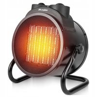 NAGRZEWNICA ELEKTRYCZNA DMUCHAWA GRZEJNIK MOCNA FARELKA TERMOSTAT 3,5kW