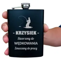 PIERSIÓWKA z grawerem PREZENT DLA WĘDKARZA na 18-99 urodziny święta faceta