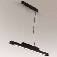 LAMPA wisząca OTARU 8623 Shilo metalowa OPRAWA listwa ZWIS prostokątna LED 14,4W 4000K belka czarna