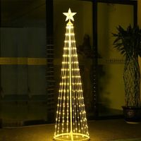 Dekoracyjna choinka ze świątecznymi lampkami LED do ulicy ogrodu i pokoju