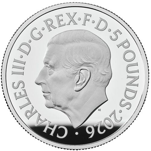 The Royal Tudor Beasts: Queen's Lion 2 uncje Srebra 2026 Proof na Arena.pl