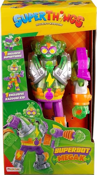 SUPER ZINGS THINGS 10 SERIA SUPERBOT MEGA-K ZESTAW zdjęcie 7