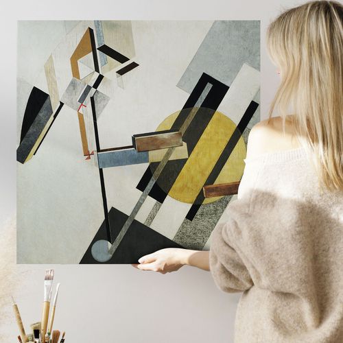 Obraz na płótnie El Lissitzky abstrakcja 100x100 cm na Arena.pl