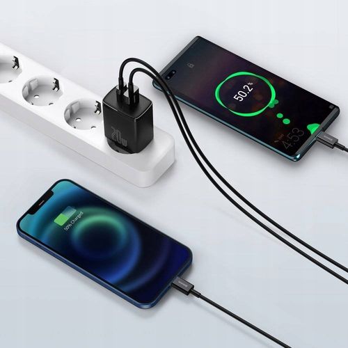 BASEUS Ładowarka Compact Quick Charger USB-C 20W na Arena.pl