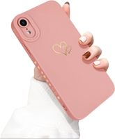 Etui iPhone XR Newseego różowe serca silikon miękki uroczy case