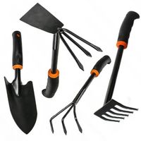 Zestaw narzędzi ogrodowych Łopatka Grabie Motyczka 4 elementy