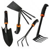 Zestaw narzędzi ogrodowych Łopatka Grabie Motyczka 4 elementy