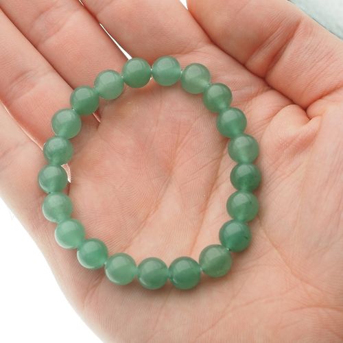 Bransoletka 18 cm – Awenturyn, kulki 8,5 mm, na gumce silikonowej na Arena.pl