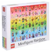 Puzzle LEGO: Tęczowe minifigurki (1000 el.) – Chronicle Books