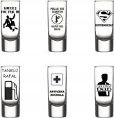 śmieszne Kieliszki z grawerem PREZENT na imieniny