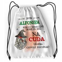 Plecak Dla Alfonsa Sportowy Szkolny Worek Torba Z Nadrukiem Ze Zdjęciem