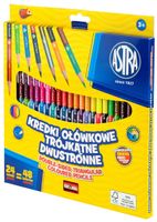 ASTRA Kredki Trójkątne 48 kolorów - Kreatywność w twoich dłoniach