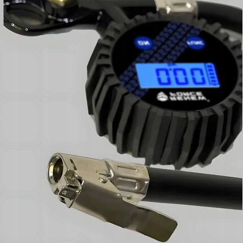 PISTOLET DO POMPOWANIA KÓŁ Z CYFROWYM MANOMETREM 14 BAR psi kPa bar kg/cm^2 na Arena.pl