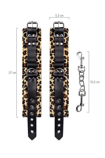 Anonymo Handcuffs, Pu Leather, Print, 27 Cm zdjęcie 8