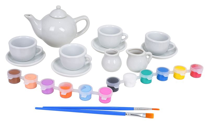 Ceramiczny Herbaciany Zestaw Do Malowania zdjęcie 3