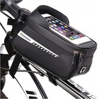 SAKWA ROWEROWA NA ROWER RAMĘ WODOODPORNA PRZEZROCZYSTA TELEFON POJEMNA 2L