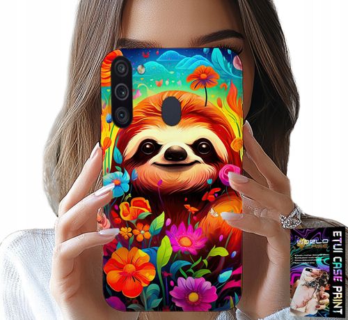 ETUI DO SAMSUNG GALAXY A21 - KOLOROWE WZORY KOALA ZWIERZĘTA + SZKŁO na Arena.pl