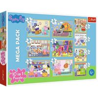 PUZZLE 10W1 POZNAJ ŚWINKĘ PEPPĘ 90383