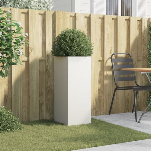 Donica, biała, 32x29x75 cm, stal na Arena.pl