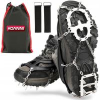 MOCNE RACZKI rozm. L 41-45 NAKŁADKI NA BUTY KOLCE ŁAŃCUCHY - 18 ZĘBÓW