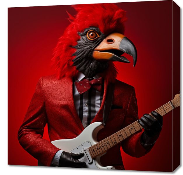 Obraz 60x60cm Zwierzęcy Rock'n'Roll zdjęcie 1
